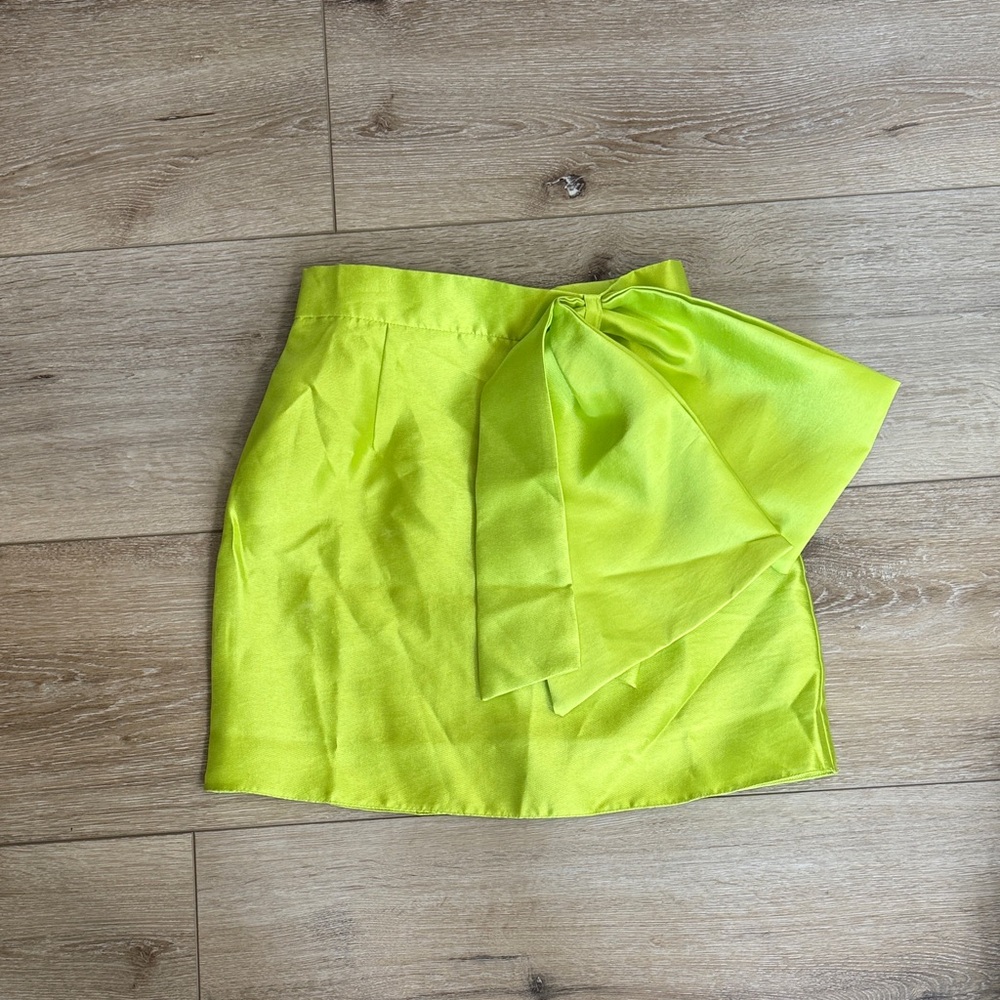 ASOS Neon Yellow Mini Skirt
